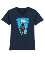 NARUTO - Kakashi Blue (chibi) Tricou mânecă scurtă guler V Bărbat Presenter