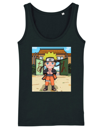 NARUTO - Naruto in Konoha (chibi) Black