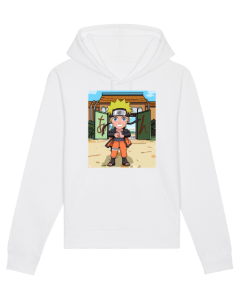 NARUTO - Naruto in Konoha (chibi) White