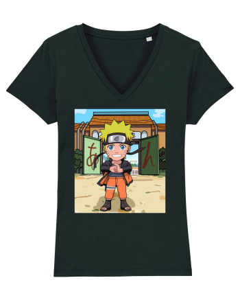 NARUTO - Naruto in Konoha (chibi) Black
