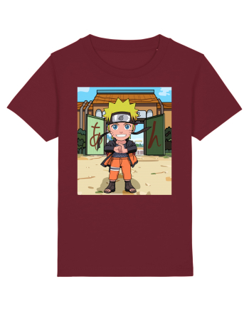 NARUTO - Naruto in Konoha (chibi) Burgundy