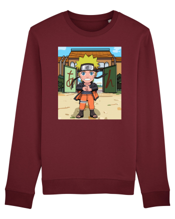 NARUTO - Naruto in Konoha (chibi) Burgundy