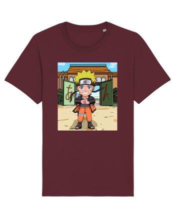 NARUTO - Naruto in Konoha (chibi) Burgundy