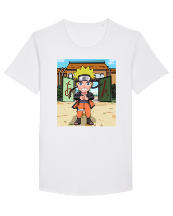 NARUTO - Naruto in Konoha (chibi) White