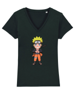 NARUTO - Naruto Uzumaki (chibi) Tricou mânecă scurtă guler V Damă Evoker