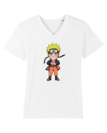 NARUTO - Naruto Uzumaki (chibi) Tricou mânecă scurtă guler V Bărbat Presenter