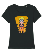NARUTO - Naruto Orange (chibi) Tricou mânecă scurtă guler larg fitted Damă Expresser