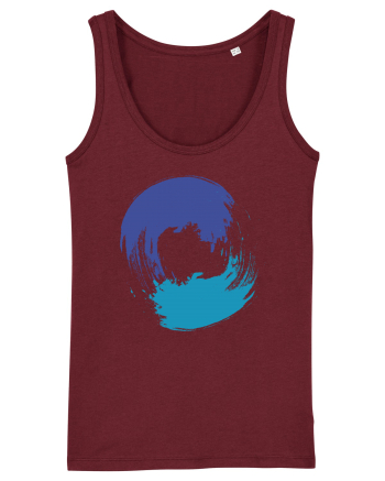 Color Wheel - blue-blue Burgundy