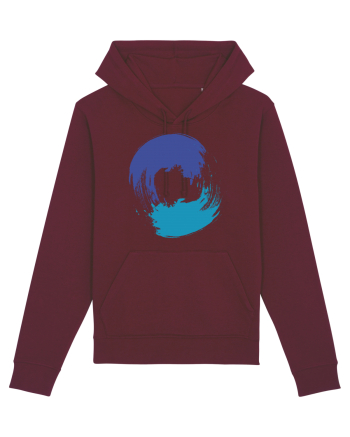 Color Wheel - blue-blue Burgundy