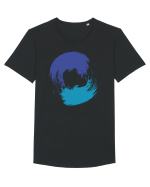 Color Wheel - blue-blue Tricou mânecă scurtă guler larg Bărbat Skater