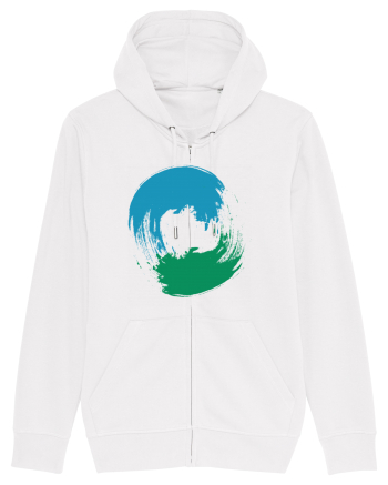 Color Wheel - blue-green White