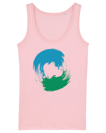 Color Wheel - blue-green Cotton Pink
