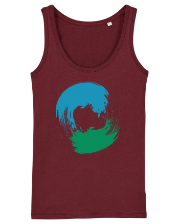 Color Wheel - blue-green Burgundy