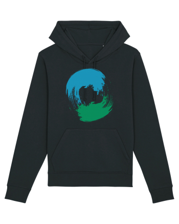 Color Wheel - blue-green Black
