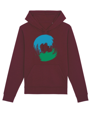 Color Wheel - blue-green Burgundy