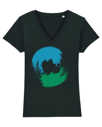 Color Wheel - blue-green Black
