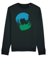 Color Wheel - blue-green Bluză mânecă lungă Unisex Rise
