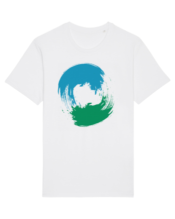 Color Wheel - blue-green White