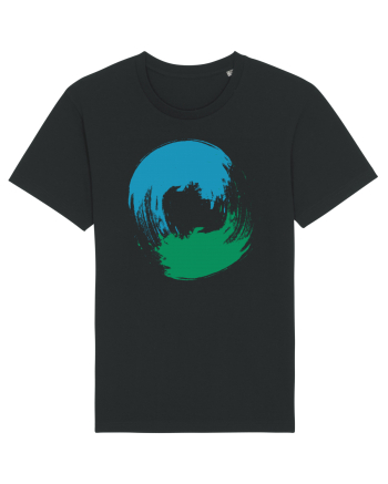 Color Wheel - blue-green Black
