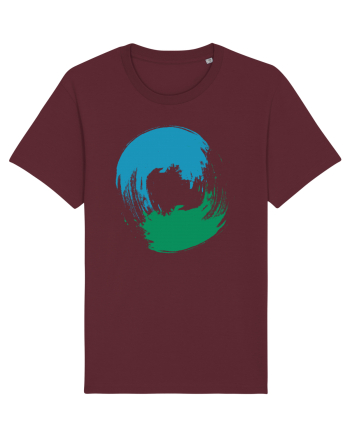 Color Wheel - blue-green Burgundy