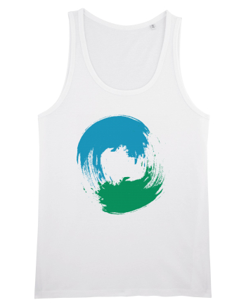 Color Wheel - blue-green White