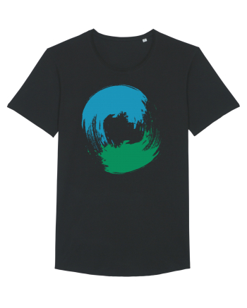Color Wheel - blue-green Black