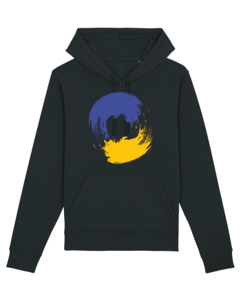 Color Wheel - blue&yellow Black