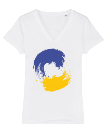 Color Wheel - blue&yellow White