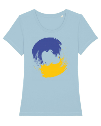 Color Wheel - blue&yellow Sky Blue