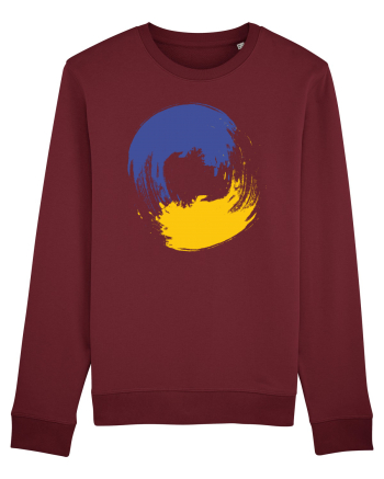 Color Wheel - blue&yellow Burgundy