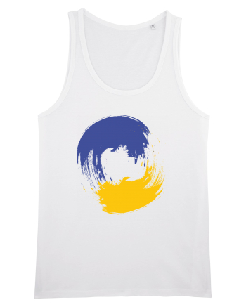 Color Wheel - blue&yellow White