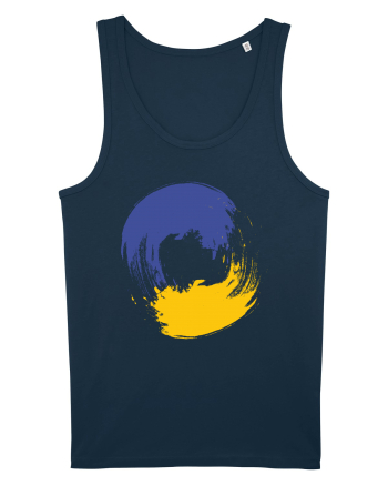 Color Wheel - blue&yellow Navy