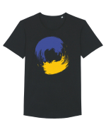 Color Wheel - blue&yellow Tricou mânecă scurtă guler larg Bărbat Skater