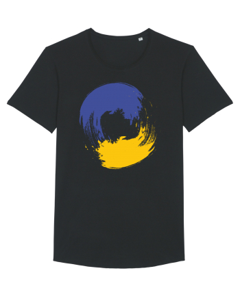 Color Wheel - blue&yellow Black