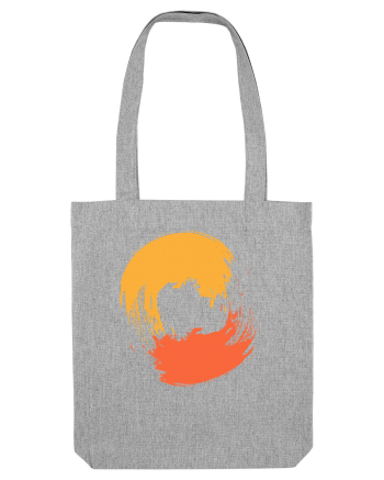 Color Wheel - orange&red Heather Grey