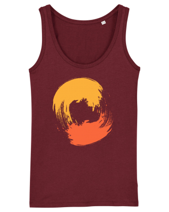 Color Wheel - orange&red Burgundy