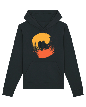 Color Wheel - orange&red Black