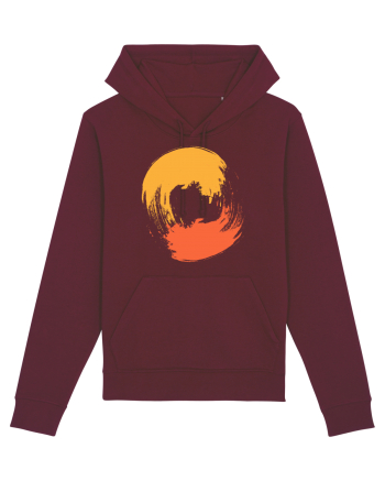 Color Wheel - orange&red Burgundy