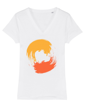 Color Wheel - orange&red White