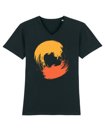 Color Wheel - orange&red Black