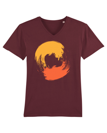 Color Wheel - orange&red Burgundy
