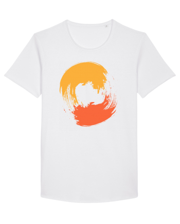 Color Wheel - orange&red White