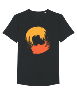 Color Wheel - orange&red Tricou mânecă scurtă guler larg Bărbat Skater