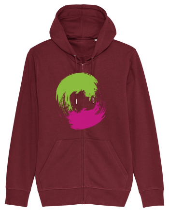 Color Wheel - green&purple Burgundy