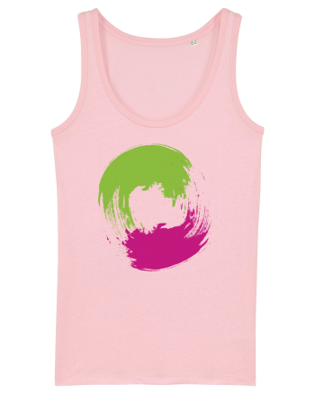 Color Wheel - green&purple Cotton Pink
