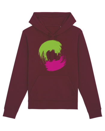 Color Wheel - green&purple Burgundy