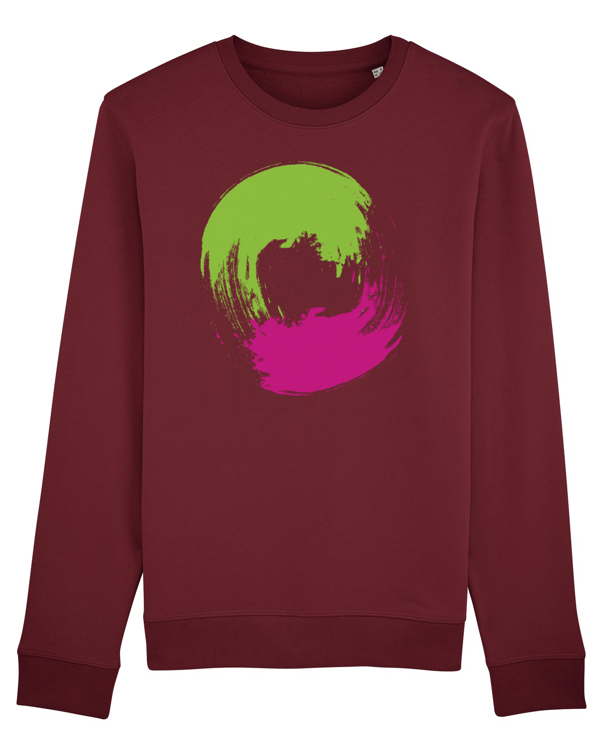 Bluză mânecă lungă Unisex Rise Burgundy