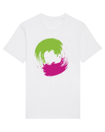 Color Wheel - green&purple White