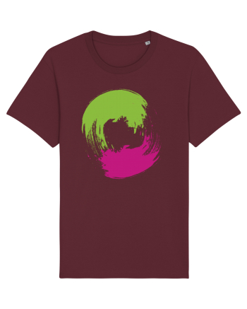Color Wheel - green&purple Burgundy