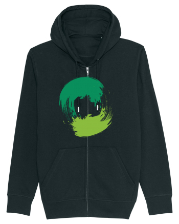 Color Wheel - green&green Black